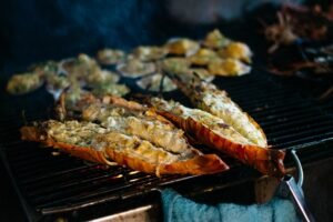 Photo "Grilled dishes for oceanfront feast"